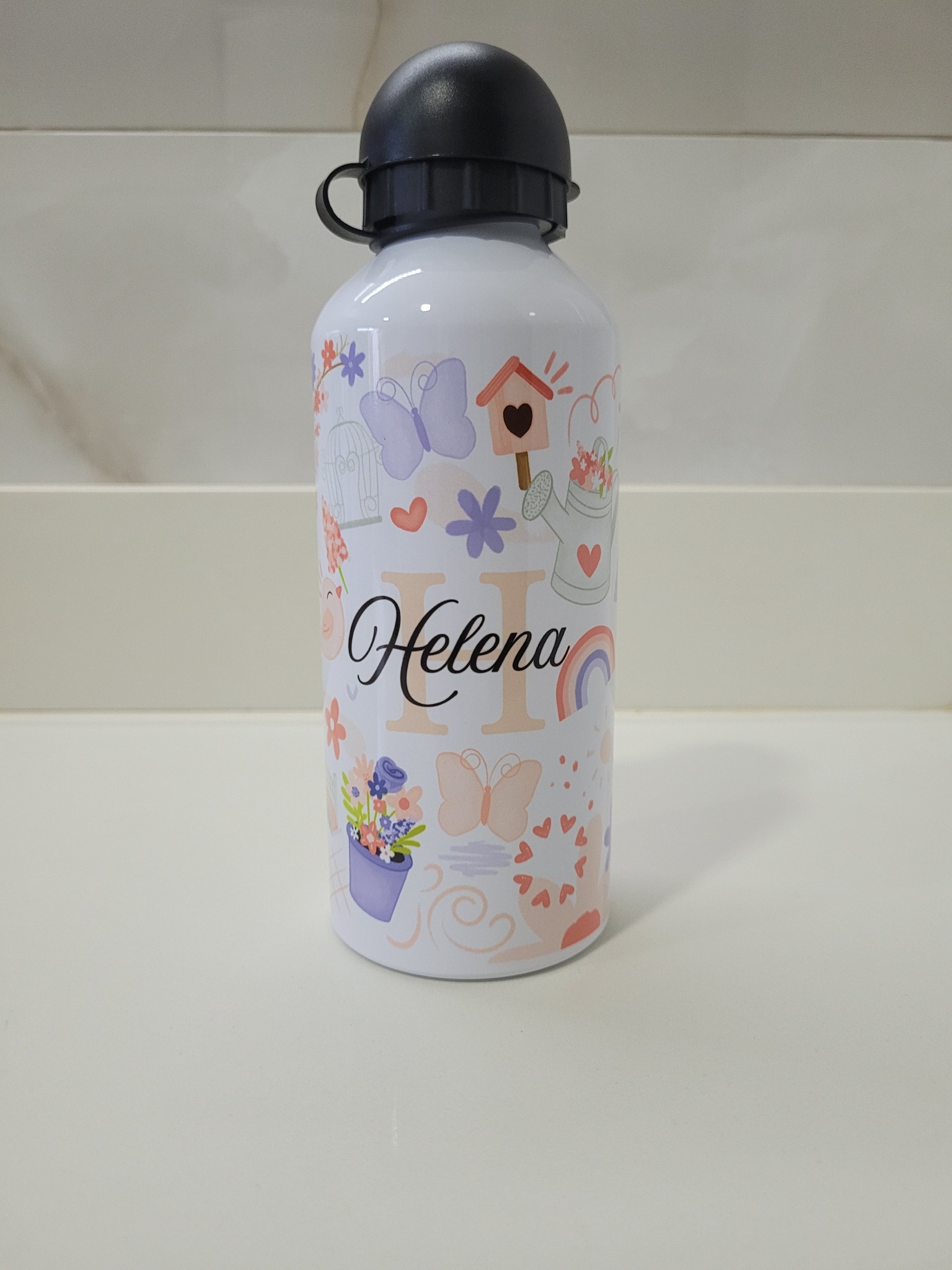 Squeeze Helena fechada com arte de jardim encantado
