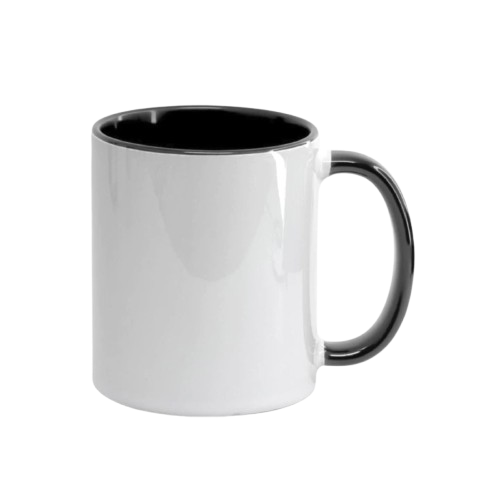 Caneca Cerâmica Preta 325 ml
